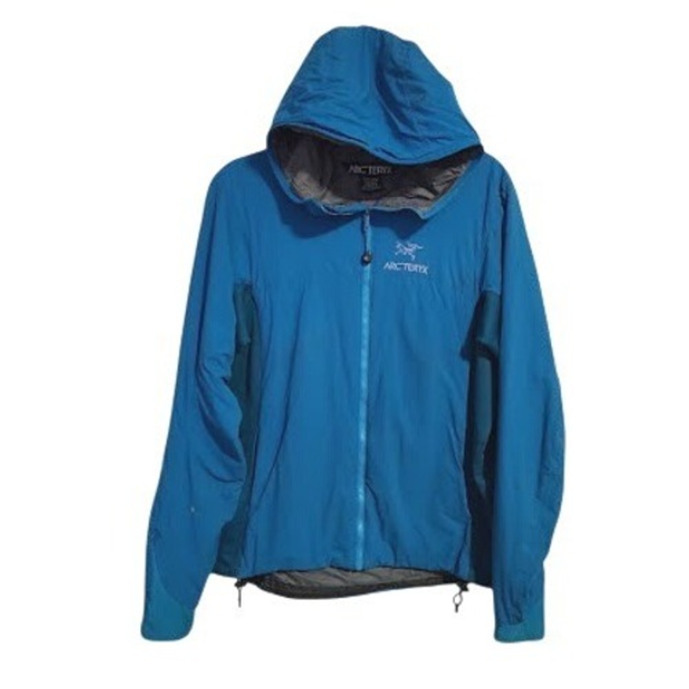 Arc'teryx Vintage Atom SL Hoody Gorpcore Blue Full Zip Lightweight Jacket L READ